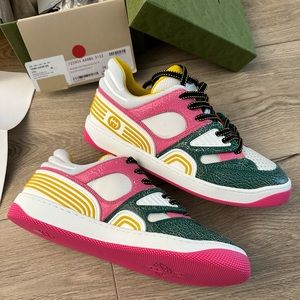 SOLD-GUCCI Basket sneakers - multi low cut